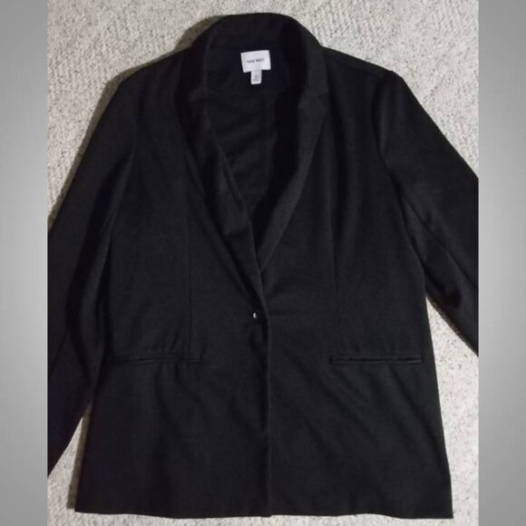 Nine West black blazer coat women's size XL - Picture 2 of 5